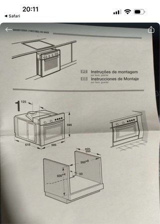 Vitrocerámica Balay 4 fuegos con horno.