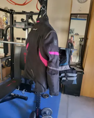 Botas,guantes y chaqueta Moto de chica