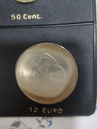 Cartera de Euros España 2004. Estuche Pardo.