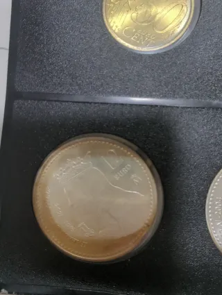 Cartera de Euros España 2004. Estuche Pardo.