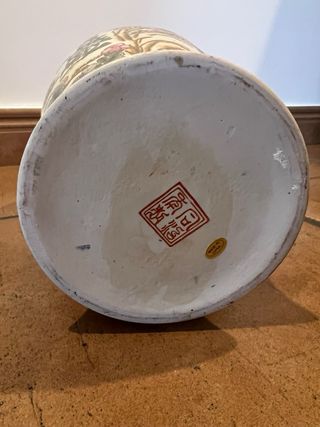 Jarrón Porcelana China Multicolor 40cm