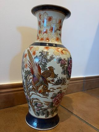 Jarrón Porcelana China Multicolor 40cm