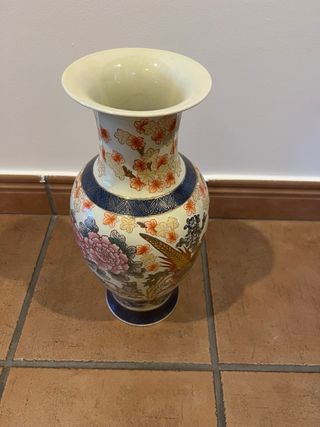 Jarrón Porcelana China Multicolor 40cm