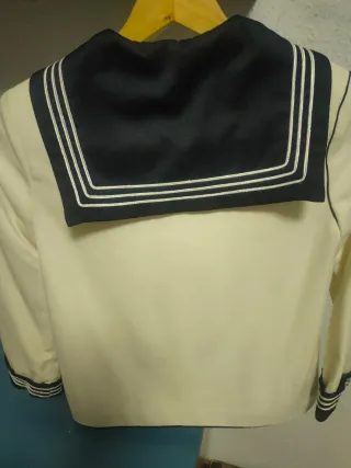 Traje marinero comunión Rios blanco y azul marino