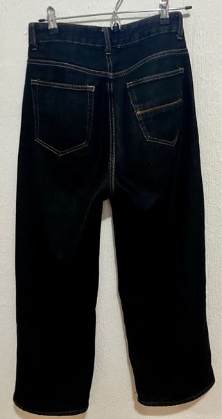 Pantalones vaqueros azul anchos