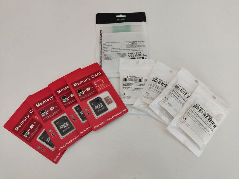 Lote 4 SD-Card+4 MicroSD (16-32-64-128GB) +Estuche afbeelding 3