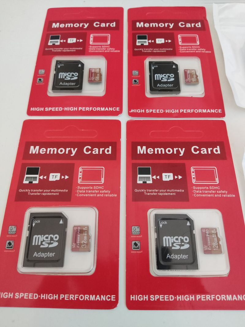 Lote 4 SD-Card+4 MicroSD (16-32-64-128GB) +Estuche afbeelding 8