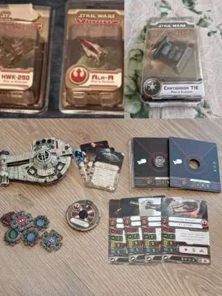 X-Wing 1.0: HWK-290, Ala-A, TIE, YT-2400