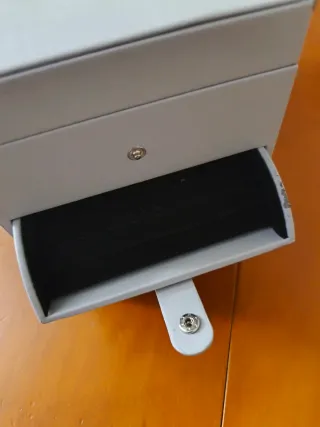 Joyero Seelux Gris con Asa y Cerradura