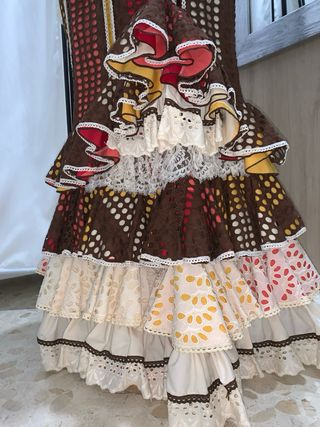 Conjunto falda y blusa de flamenca