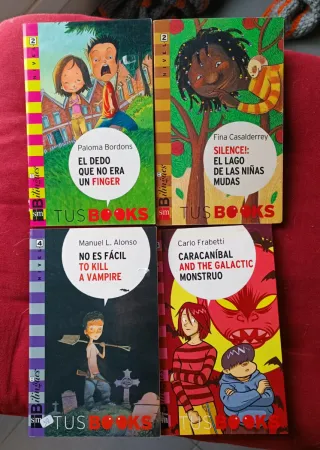 Lote de libros bilingües