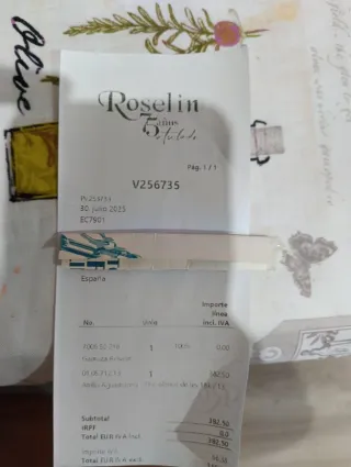 Anillo Oro 18k Agua Marina Roselin, talla 13