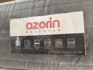 Colchón viscoelástico Azorín descanso gris