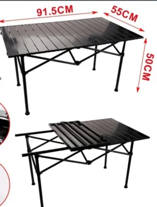 Mesa Plegable Compacta Metálica