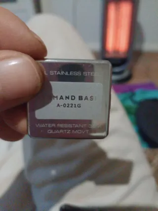 Reloj Armand Basi Cuadrado Negro/Plata