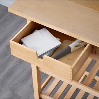 Mesa auxiliar cocina madera