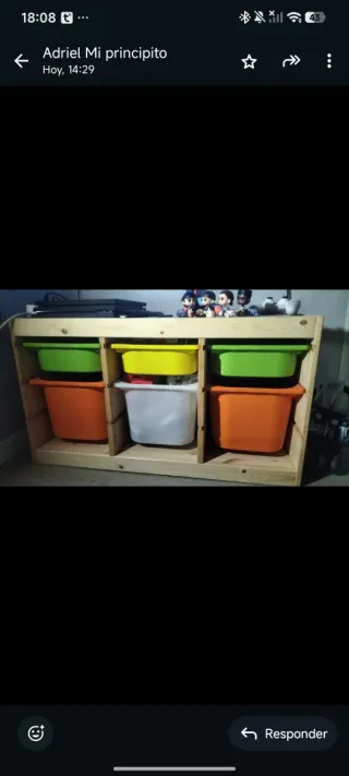 Mobile Organizzatore IKEA in Legno TROFAST