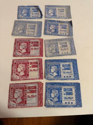 Sobres Colección Cromos El Sello Español