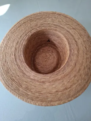 Sombrero de palma beige