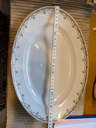 Limoges 12 Platos Llanos y 12 Postre,sopera,salser