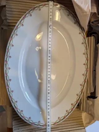 Limoges 12 Platos Llanos y 12 Postre,sopera,salser