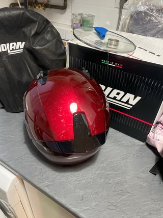 Casco Integral Nolan Rojo talla m