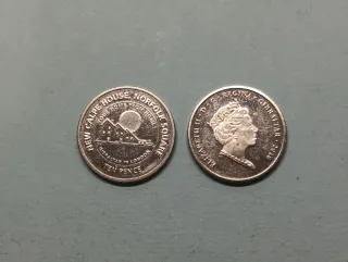 Moneda Gibraltar 10 Pence 2018 conmemorativa