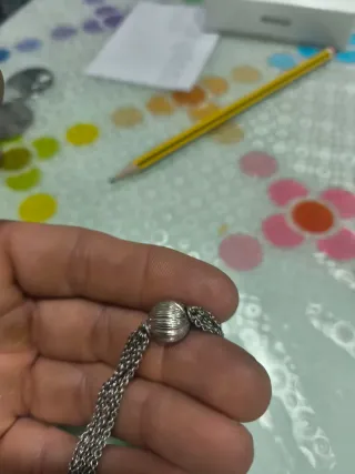 Pulsera Pandora Plata Ley Vintage 20 Años