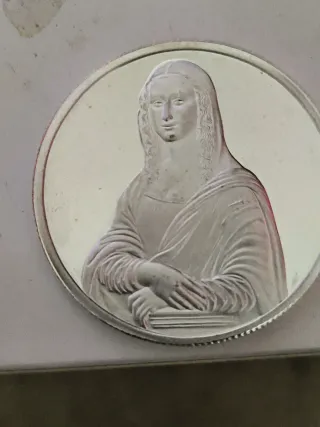 Plata Leonardo da Vinci 2 Onzas