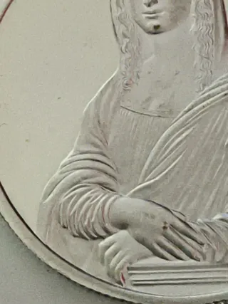 Plata Leonardo da Vinci 2 Onzas