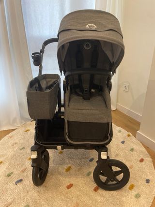 Bugaboo Donkey 3 Gemelar Gris Melange