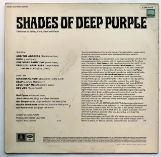 LP 1969 🇩🇪 DEEP PURPLE - SHADES OF DEEP PURPLE
