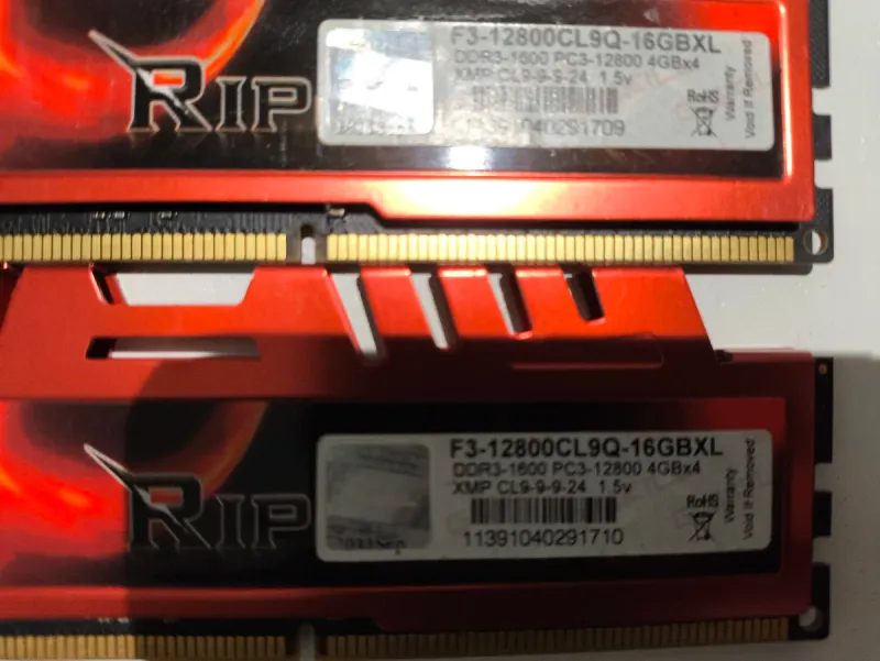 4x G.Skill DDR3 16GB (4x4GB) 1600MHz CL9 afbeelding 2