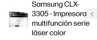 Impresora Multifunción Samsung CLX-3305