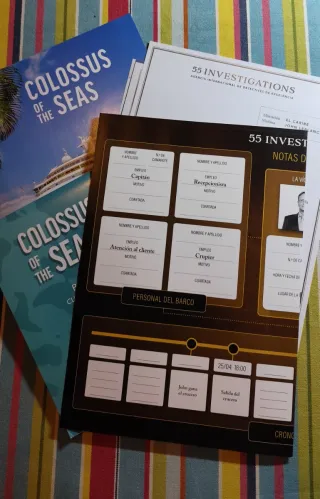 Juego de deducción Desaparición en el Caribe