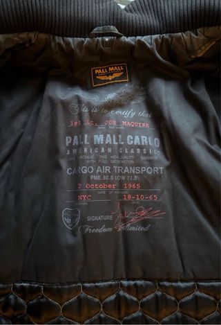 Chaqueta Pall Mall Negra Hombre