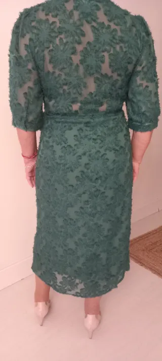 Vestido de ceremonia verde