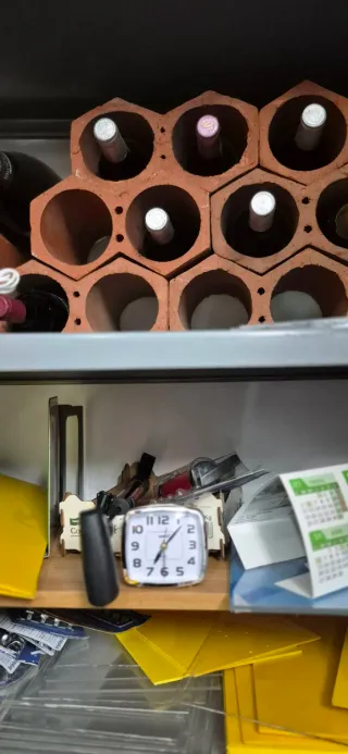 10 Botelleros de Terracota