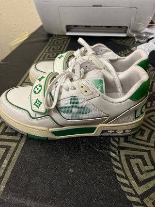 Zapatillas Louis Vuitton Blancas y Verdes
