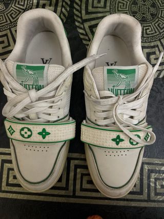 Zapatillas Louis Vuitton Blancas y Verdes