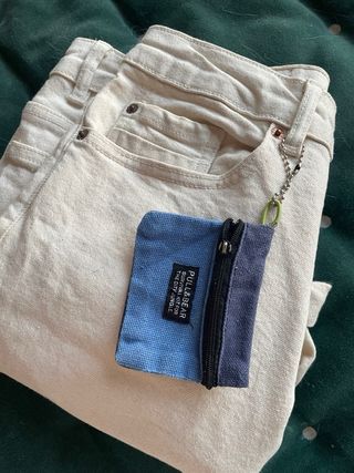 Pantalón corto vaquero beige Pull&Bear T. 38