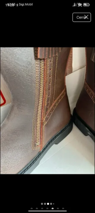 Botas camperas de cuero