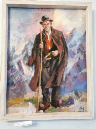 Cuadro Óleo Indalecio Sobrino CHISCO