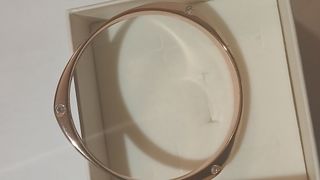 Bracciale rigido Young con zirconi