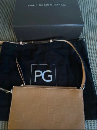 Bolso Piel Purificación García Marrón