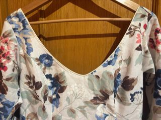 Vestido Flamenca Estampado Flores