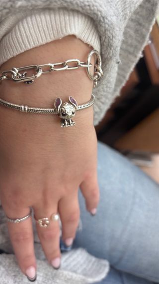 Charm Stitch Plata y Morado