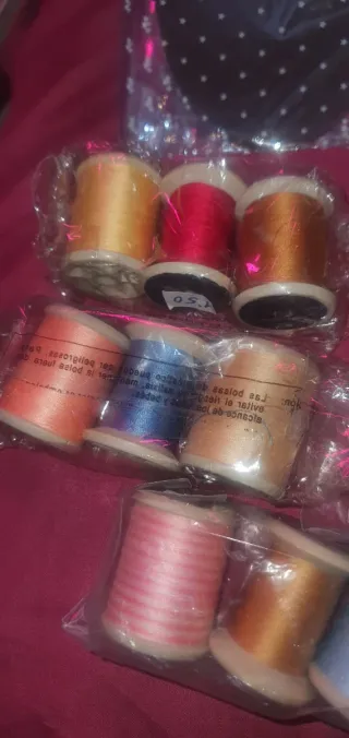 Hilos para bordar o máquina