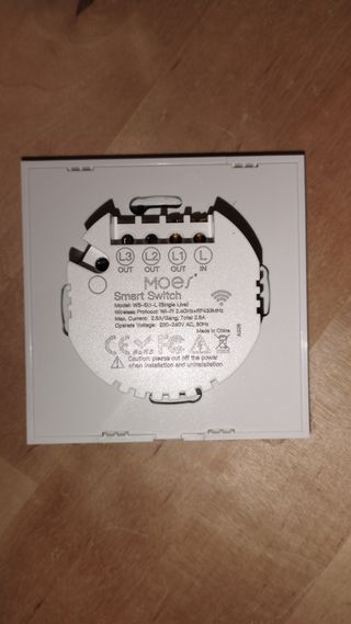 Interruptor Inteligente Moes Negro