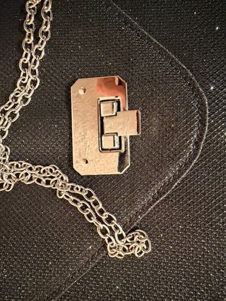 Pochette Gianmarco Venturi nera glitter